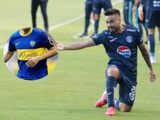 Droopy Gómez volvió a hacerle daño al Olimpia y le dedicó la celebración a un histórico de Boca Juniors