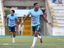 William Moncada celebrando el único gol del encuentro para Génesis PN. Foto cortesía Génesis PN.