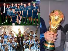 Fue Campeón del Mundo con Argentina en Qatar 2022, luego fue sancionado por dopaje y ahora reaparece jugando en Arabia Saudita.