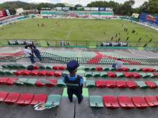 Los encuentros de Liga Nacional se han estado jugando sin aficionados.