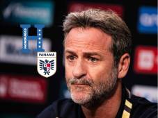 El entrenador de Panamá atendió la conferencia de prensa previo al Honduras vs Panamá. FOTO: MAURICIO AYALA.