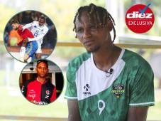 El delantero hondureño Georgie Welcome sigue vigente en el fútbol de la segunda división. FOTOS: Mauricio Ayala / DIEZ.HN