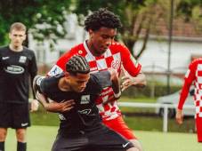 El potente delantero recientemente fichó con el club y fue enviado a la categoría Sub-21.