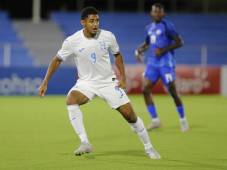 El Choco Lozano no tuvo una oportunidad clara frente al marco de Haití. Foto Marvin Salgado.