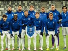 Luis Palma en el compromiso de este jueves 29 de febrero contra KuPS en Finlandia. Foto cortesía Lech Poznan.