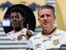 Ricardo Valiño, técnico del Inter Bogotá, reconoce el gran talento que tiene Dereck Moncada, quien llegó procedente del Olimpia. Fotos cortesía Inter Bogotá.