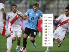 Uruguay perdió frente a Perú en la ciudad de Lima.