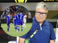 Hernán el Bolillo Gómez, técnico de la selección de El Salvador, durante el duelo ante Honduras.