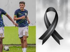 Julio César Hernández Cáceres en vida con la camisa del Olancho FC.