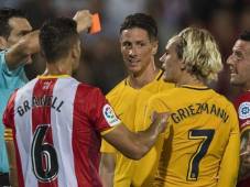 Griezmann salió expulsado en el juego ante el Girona.