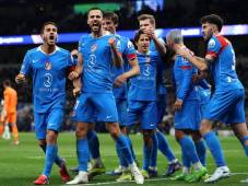 Atlético de Madrid tomó ventaja en la ida y en la vuelta no falló a pesar de la derrota. Foto cortesía Atlético de Madrid.