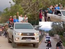 Futbolista de Motagua es recibido con caravana en su pueblo tras obtener el título frente al Olimpia