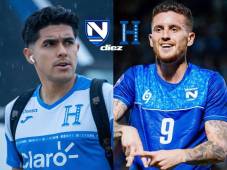 Luis Palma y Jaime Moreno estarán frente a frente en el juego eliminatorio en Managua. Fotos cortesías FFH y Fenifut.