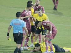 En el clásico entre Motagua y Real España estuvo presente el extranjero que intentó fichar Olimpia. Foto Neptalí Romero.