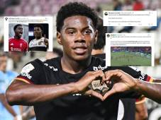 El viernes por la noche le dio el triunfo al Internacional de Bogotá con su doblete (2-1) sobre el DIM en Colombia. El extremo de 18 años está viviendo su primera experiencia como legionario, lleva 4 goles en 4 juegos. Esto dicen en las redes sociales.