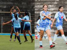 Policía Nacional FC y Motagua Femenil ganaron sus primeros partidos de la competencia. Fotos cortesía Vanessa Archaga y Motagua.