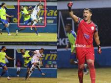 Harold Fonseca se agigantó: así atajó el portero de Olancho el polémico penal en favor de Olimpia en Juticalpa