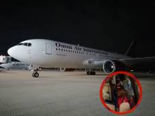 Arribo de la Selección de Canadá al aeropuerto Ramón Villeda Morales de San Pedro Sula.