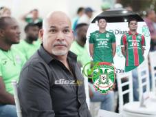 El presidente del Marathón atendió a la prensa deportiva luego de la presentación de la nueva indumentaria verdolaga. FOTOS: Neptalí Romero.