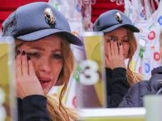 Las imágenes de Shakira llorando en Nueva York no tardaron en viralizarse por las redes sociales.