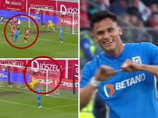 El segundo en Europa: Denil Maldonado se luce tras anotar golazo con el Universitatea Craiova de Rumanía