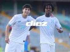 Con el 14, Nicolás Balbas dejó su sello goleador en el segundo amistoso frente a Belice. Fotos Mauricio Ayala.