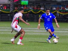 El Salvador no la pasó bien en Surinam por la quinta jornada de la ronda final de la eliminatoria de Concacaf. Foto cortesía @LaSelecta_SLV