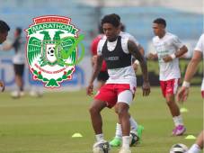 El delantero catracho reapareció en el choque entre Marathón vs Juticalpa por Liga Nacional. FOTO: Mauricio Ayala.