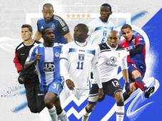 ”Muma” Bernárdez, Hendry Thomas, Rambo de León, Wilson Palacios y Ricardo Canales aparecen en el listado.