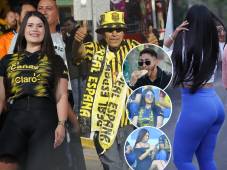 Las primeras fotografías que nos llegan desde el estadio Morazán de San Pedro Sula. Algunas chicas bellas que se dejaron ver.