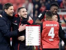 Bayer Leverkusen derrotó al Hoffenheim en la Bundesliga de Alemania.