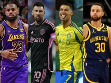 Cristiano Ronaldo domina el top y supera a Messi. Te mostramos el ranking de los 10 deportistas mejores pagados del mundo en 2025.