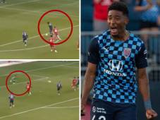 El delantero hondureño no perdonó la portería del <b>Chicago Fire II de la USL de Estados Unidos. </b>