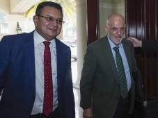 Javier Tebas, presidente de La Liga de España, visitó Honduras: ¿De qué trata la alianza con Liga Nacional?
