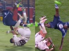 Tremenda acción protagonizada de Ronald Matarrita contra Carlos Zapatilla Mejía.