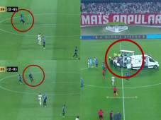 Tensión en Copa Libertadores: jugador del Nacional se desploma en medio del campo del Sao Paulo de Brasil