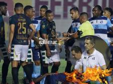 Honduras Progreso quedó eliminado a manos del Juticalpa FC en los cuartos de final del Ascenso. FOTO: Neptalí Romero.