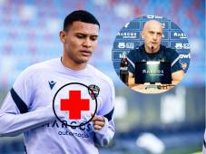 Técnico del Levante, al borde del adiós, revela viacrucis de Kervin Arriaga previo al choque ante Athletic Bilbao