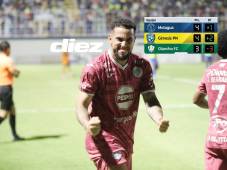 Rodrigo de Olivera fue autor de uno de los dos goles de Motagua en la casa de Olancho. Foto David Romero.