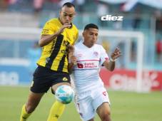 El clásico moderno entre Olimpia y Real España dejó mucha intensidad en la segunda parte. Fotos Estalin Irías y David Romero.