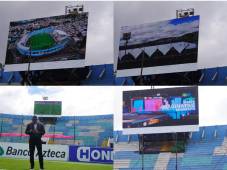 ¡ESPECTACULAR! Condepor dio luz verde para el uso de la pantalla gigante en el Estadio Nacional Chelato Uclés de Tegucigalpa.