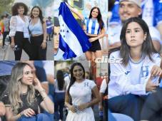 ¡HERMOSURA! Estas son las bellas chicas que engalanaron el Estadio Morazán de San Pedro Sula para el clásico centroamericano entre Honduras y Costa Rica. (