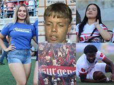 NO SE VIO EN TELEVISIÓN: El chele debutante que sorprendió en Olimpia, las bellas muñeconas en Choluteca y el show de la Ultra Fiel. FOTOS: David Romero.