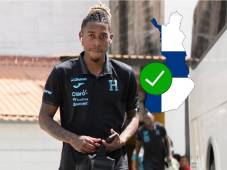 El atacante hondureño Alenis Vargas con los colores de la Selección de Honduras.