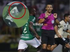 La polémica acción de penal que no le sancionaron a favor al Marathón ante Olimpia en el clásico