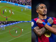 Raphinha anotó un doblete ante Real Madrid en la final de Supercopa de España.