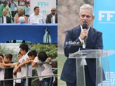 El convenio se firmó en el Estadio Infantil en Tegucigalpa, capital de Honduras. FOTOS: David Romero.