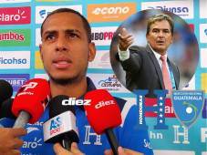 El delantero hondureño mostró su alegría tras volver a la Selección de Honduras. FOTO: Erick Castillo.