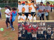 Condepor realizó Feria Deportiva en la aldea Quebrada Amarilla, en San Luis, Comayagua