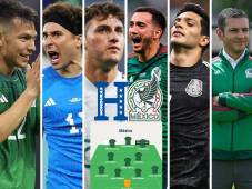 La Selección de México, con Jaime Lozano en el mando, juega con un 4-4-3 en su 11 titular. A continuación, este sería el equipo inicial que enfrentaría a Honduras en el Nacional Chelato Uclés.